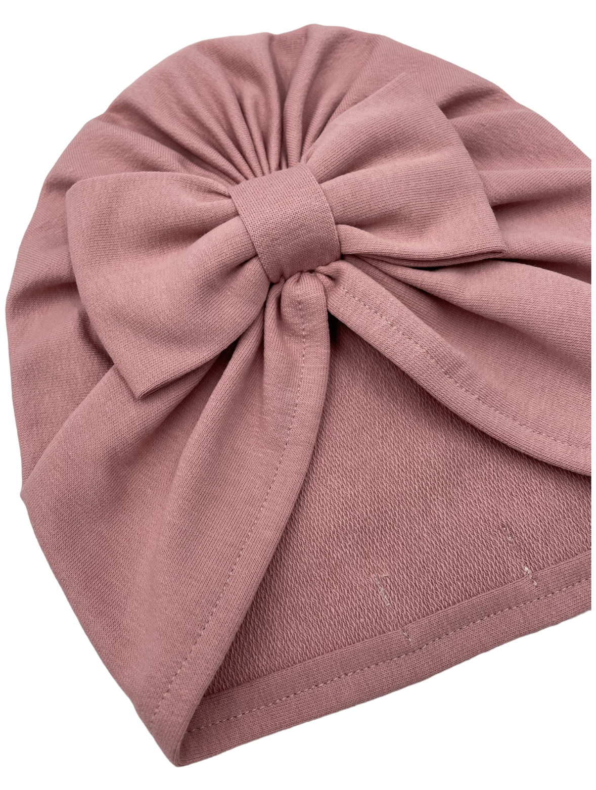 Turban fleur pour poupée / Lin - Le béguin de Charlie